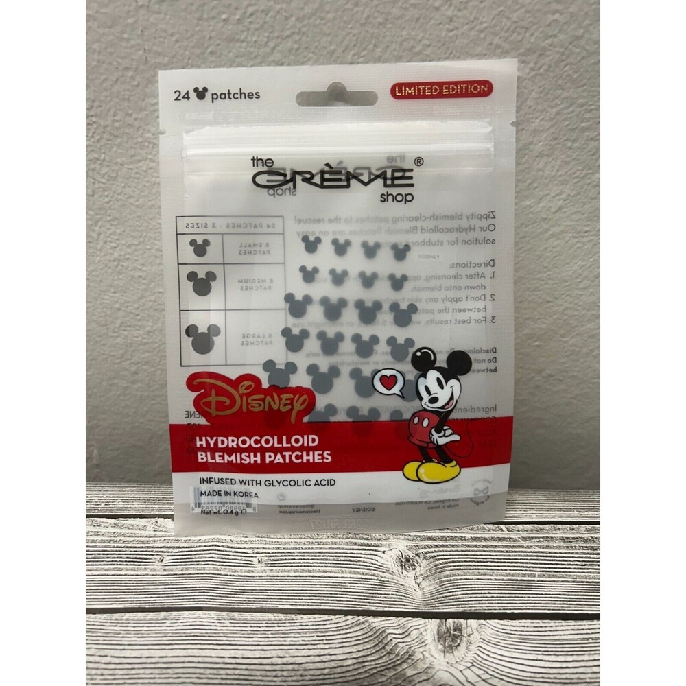The Crème Shop x Disney Mickey Mouse Hydrocolloid Blemish Pimple Patches, 24CT